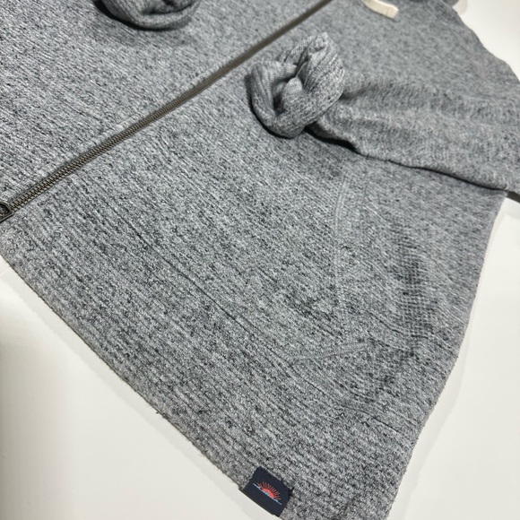 Men’s Faherty Waffle Zip Hoodie, Grey Storm Heather, Size Medium, MKS2305-GSH - Picture 3 of 11